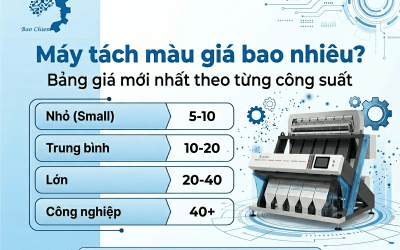 Máy tách màu giá bao nhiêu? Bảng giá mới nhất theo từng công suất