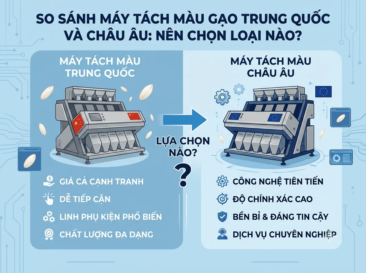 máy tách màu Trung Quốc và Châu ÂU nên chọn loại nào (1)