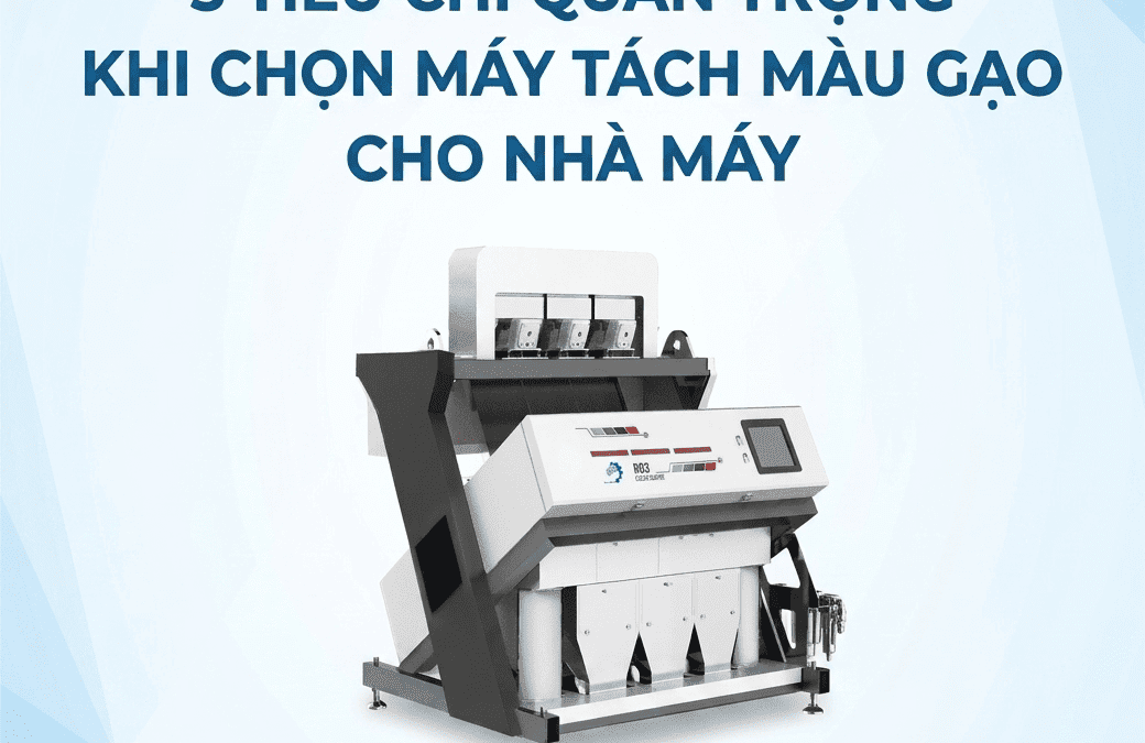 5 tiêu chí quan trọng khi chọn máy tách màu gạo cho nhà máy